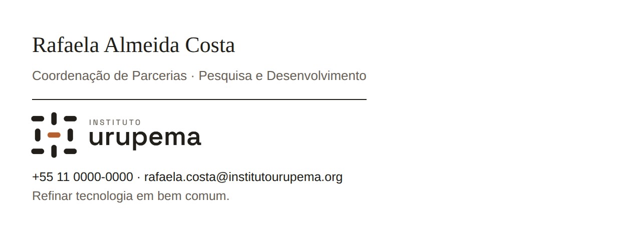 Assinatura de e-mail